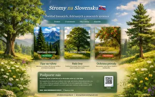 Podporili ste vzdelávací web Stromopedia.sk o stromoch na Slovensku