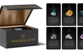 MINERRALLIUM Podporte vydanie kartovej publikácie o mineráloch