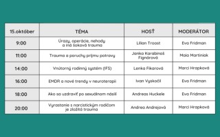 Podpor a môžeš sa zúčastniť druhého ročníka Trauma konferencie ONLINE.