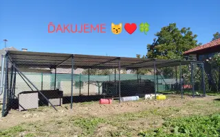 Pomôžte nám postaviť voliéru pre zachránené mačičky