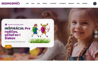Pomôž vzniku podporného portálu pre zdravý rozvoj detí SEDMOSPÁČI