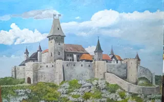 Pomôžte mi zriadiť stálu obrazáreň slovenských hradov: Olejomaľby, hrady v stredoveku na Bojnickom zámku