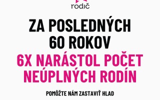 JEDEN RODIČ | Pomôžte nám zastaviť hlad v jednorodičovských rodinách