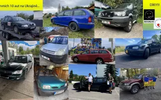 Autá pre ľudí v Ukrajine – pomôžme humanitárnym centrám aj vojakom