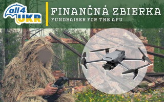 Zabezpečme drony pre obrancov Ukrajiny