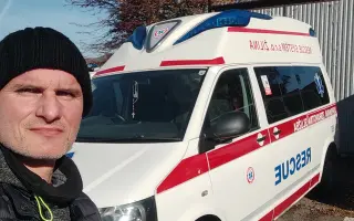 Sanitka pre zdravotníkov 108. brigády