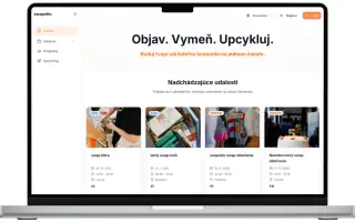 swapnito | Podpor vznik platformy, ktorá pomôže rozšíriť swapy po celom Slovensku