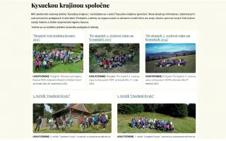 Podporte projekt „Kysuckou krajinou“, staňte sa súčasťou poznania