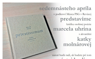 Kniha privatissimum: Objav intímnu poéziu a jemné akvarely z Gemera