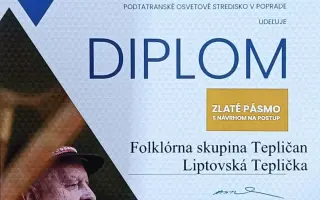 Zabezpečme kroje pre folklórne kolektívy z Liptovskej Tepličky