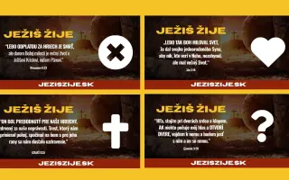 Aby Slovenskom znela dobrá správa, že JEŽIŠ ŽIJE (Veľkonočná kampaň 2026)