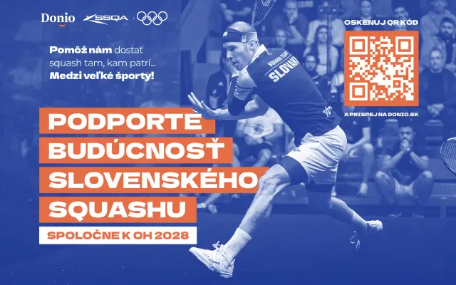 Podporte squash na Slovensku – spoločne k OH 2028!