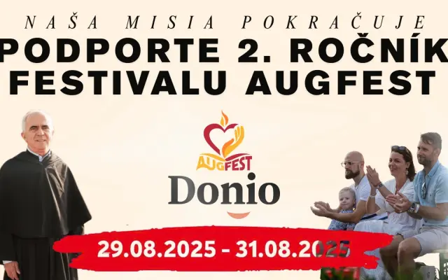 Pomôžte nám pokračovať v našej misii - Podporte 2. ročník festivalu Augfest