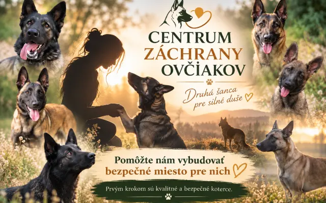 Pomôžte pri vzniku Centra pre záchranu ovčiakov