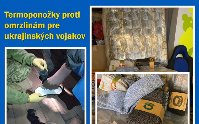 Kvalitné termoponožky pomôžu ukrajinským vojakom v náročných podmienkach