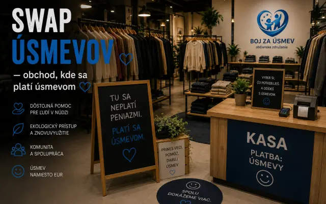 SWAP ÚSMEVOV | vytvoríme obchod, kde sa platí úsmevom