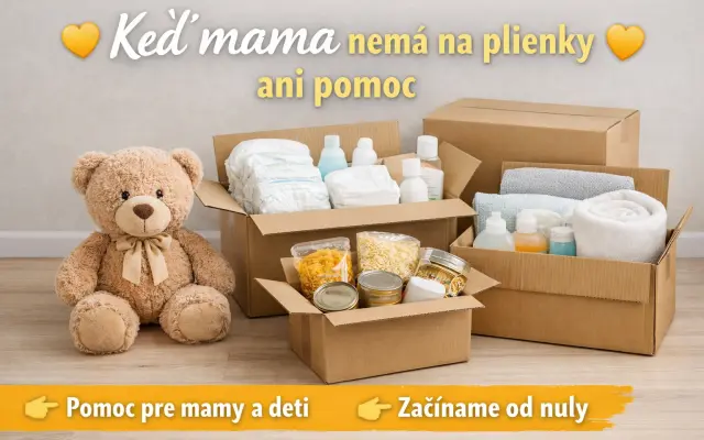 Keď mama nemá na plienky ani pomoc: Podporte OZ FOTOŠKÔLKA