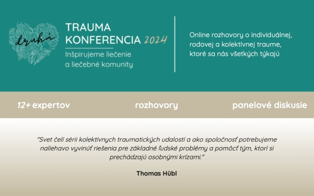 Podpor a môžeš sa zúčastniť druhého ročníka Trauma konferencie ONLINE.