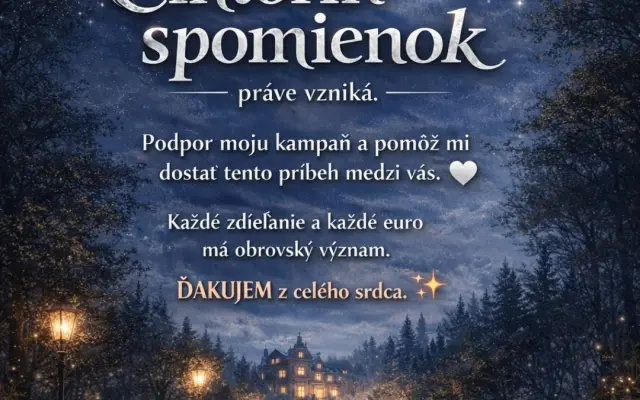 Pomôž vydať knihu Cintorín Spomienok