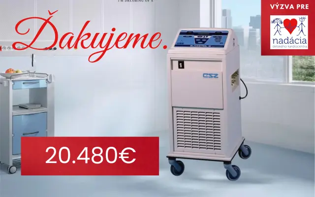 Vianoce v srdci: Pomôžme kúpiť prístroj pre malých hrdinov s ochorením srdiečka