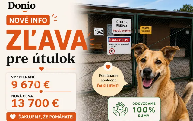 Darujme útulku CERBERUS v Senici nové oplotenie