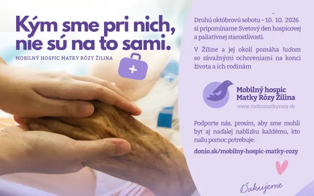 Udržme v mobilnom hospici stabilný tím profesionálov