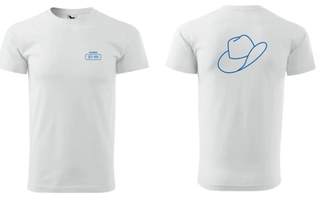 1x Tričko "ST111" - biele