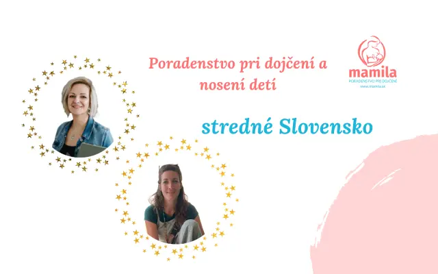 Poradenstvo pri dojčení a nosení, stredné Slovensko