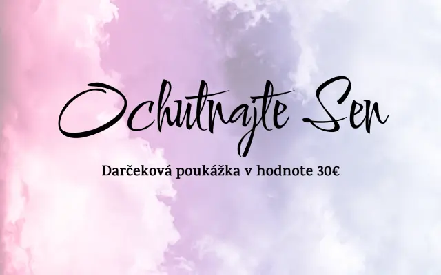 Ochutnajte Sen — darčeková poukážka (30 €)