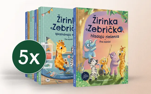 DARUJ 5 KNÍH - do detských domovov, knižníc, škôl, škôlok a detských centier