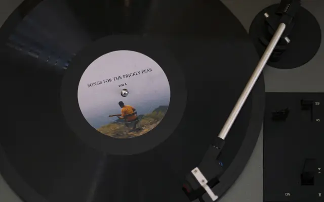 LP Songs for the Prickly Pear, grafika a digital release