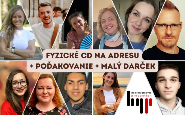 Fyzické CD na adresu + poďakovanie + darček