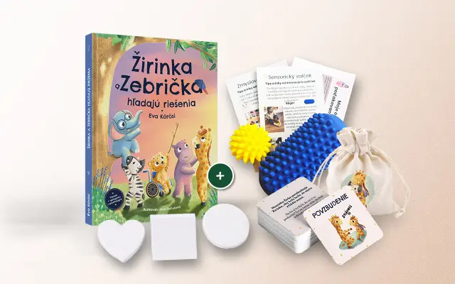 KNIHA s venovaním a podpisom od autorky +  MINI PLÁTNO s magnetom + FARBIČKY + PEXESO + MASÁŽNY VALČEK aj LOPTIČKA pre zdravé nôžky s návodmi na cvičenie