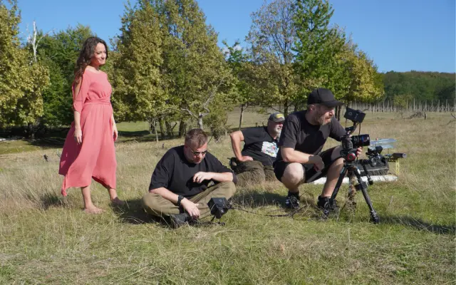 Zažite so mnou nahrávanie videoklipu k piesni HRA