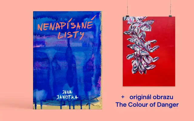 Kniha „Nenapísané listy“ + originál obrazu THE COLOUR OF DANGER