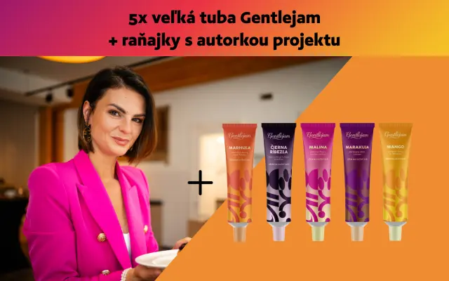 Tuby do zásoby + raňajky s autorkou projektu