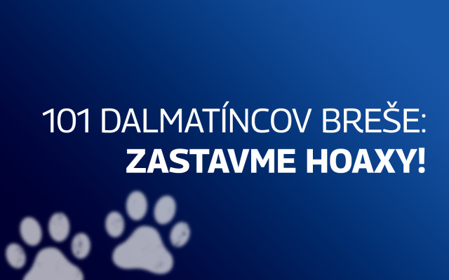 101 dalmatíncov breše: Zastavme hoaxy!