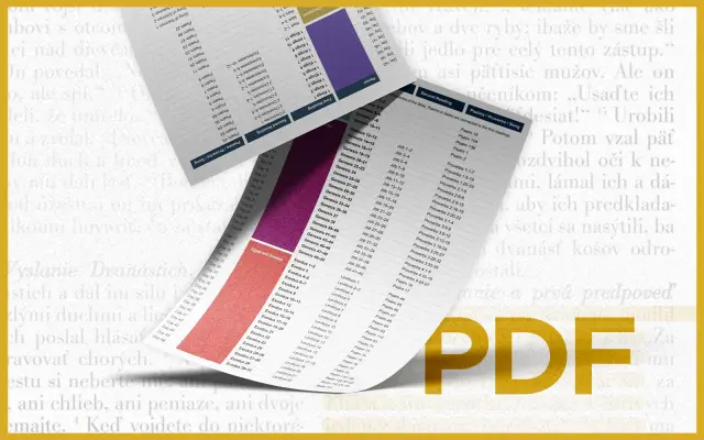 Ešte lepší pocit + Digitálny plán čítania Biblie v PDF