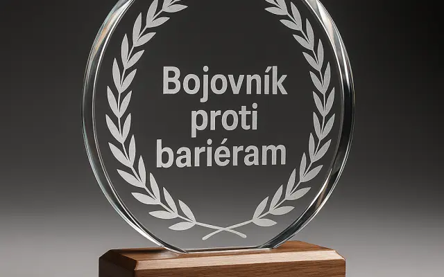 Zlatý darca - uvedený priamo v aplikácii + trofej „Bojovník proti bariéram“