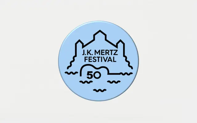 Srdečné poďakovanie, odznak a zľava zo vstupného na koncert 50. Gitarového festivalu J. K. Mertza