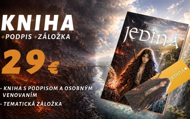 Kniha + podpis + záložka