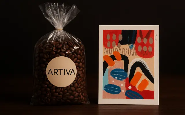 Art coffee set