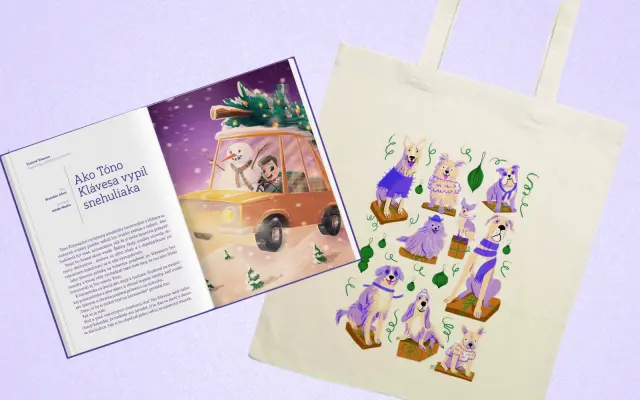 Bavlnená taška + kniha