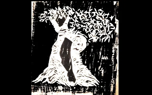 Strom- originálny drevorez