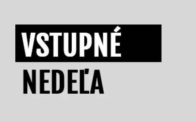 Vstupné (Nedeľa)