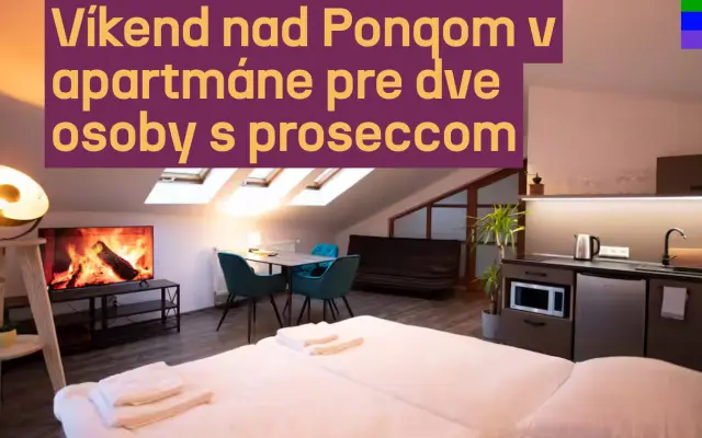 Víkend v Košiciach v apartmáne nad Ponqom pre dve osoby