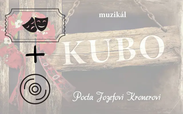 Vstupenka na 200. reprízu muzikálu Kubo + CD s podpisom M. Labudu