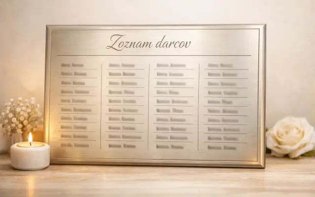 Zaradenie do zoznamu darcov