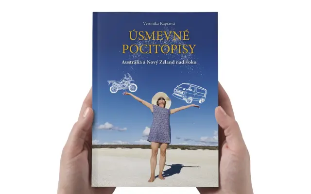 Kniha „Úsmevné pocitopisy – Austrália a Nový Zéland nadivoko“