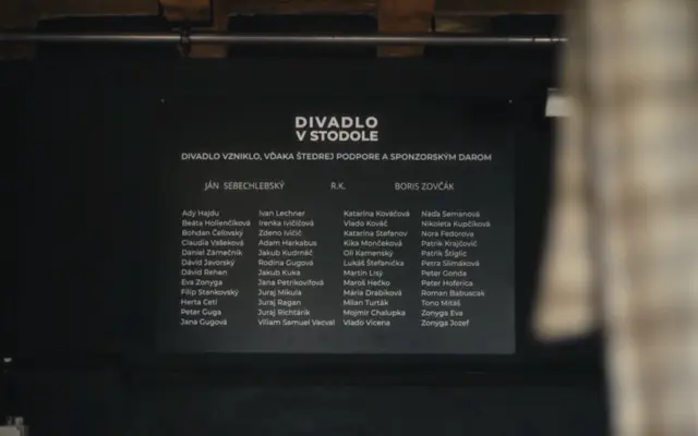 Budeš na ďakovnej tabuli